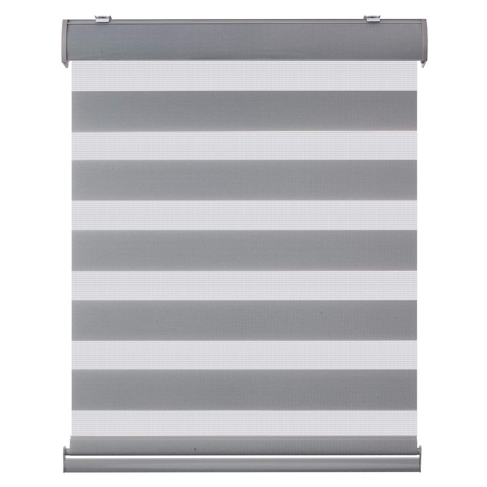 Changshade Cordless Zebra Blinds for Windows, Modern Dual Layer Zebra Blinds wit