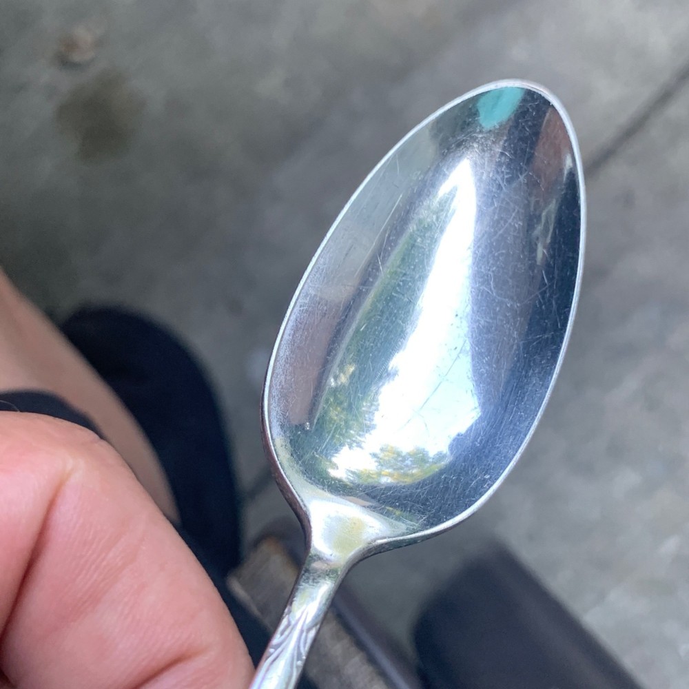 Wm Rogers & Son Silver-plate Talisman Pattern Teaspoon, Vintage 1940s