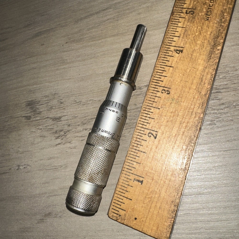 Brown & Sharp Micrometer Head Machinist Tool USA Made Used