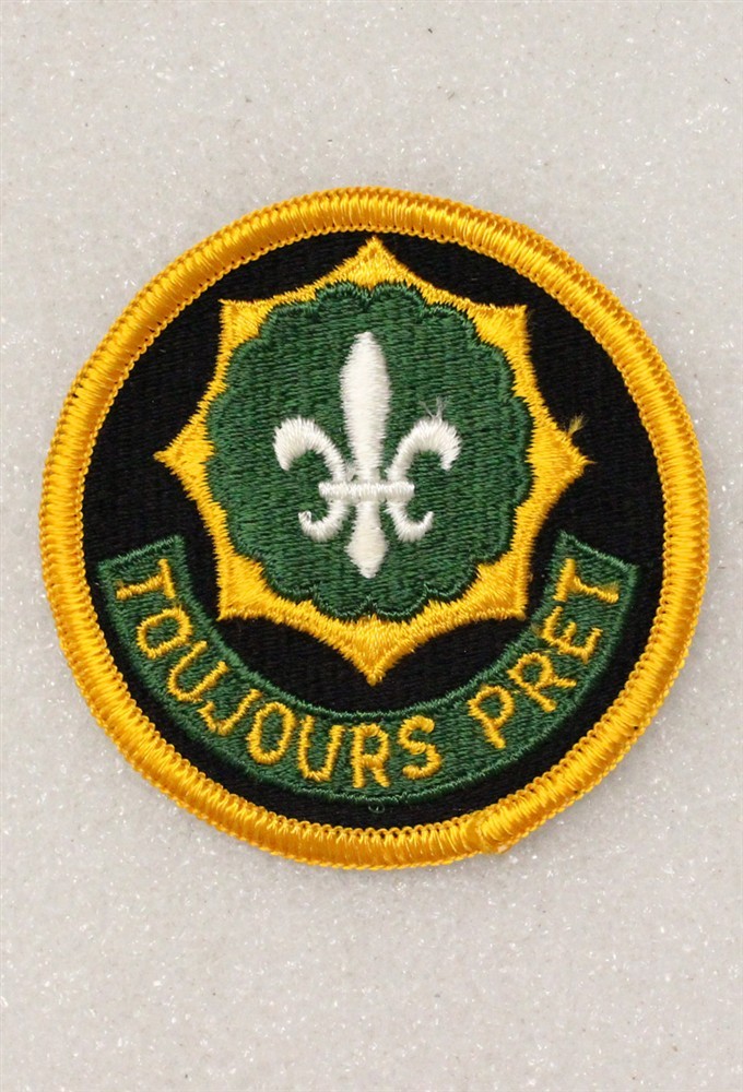 Army Patch 4808 - 2nd Armored Cavalry Regiment - merrowed edge