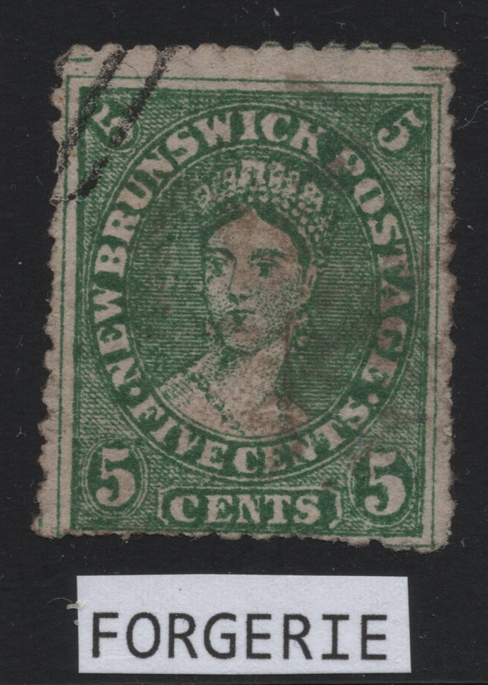 #8 New-Brunswick Canada used FORGERIE