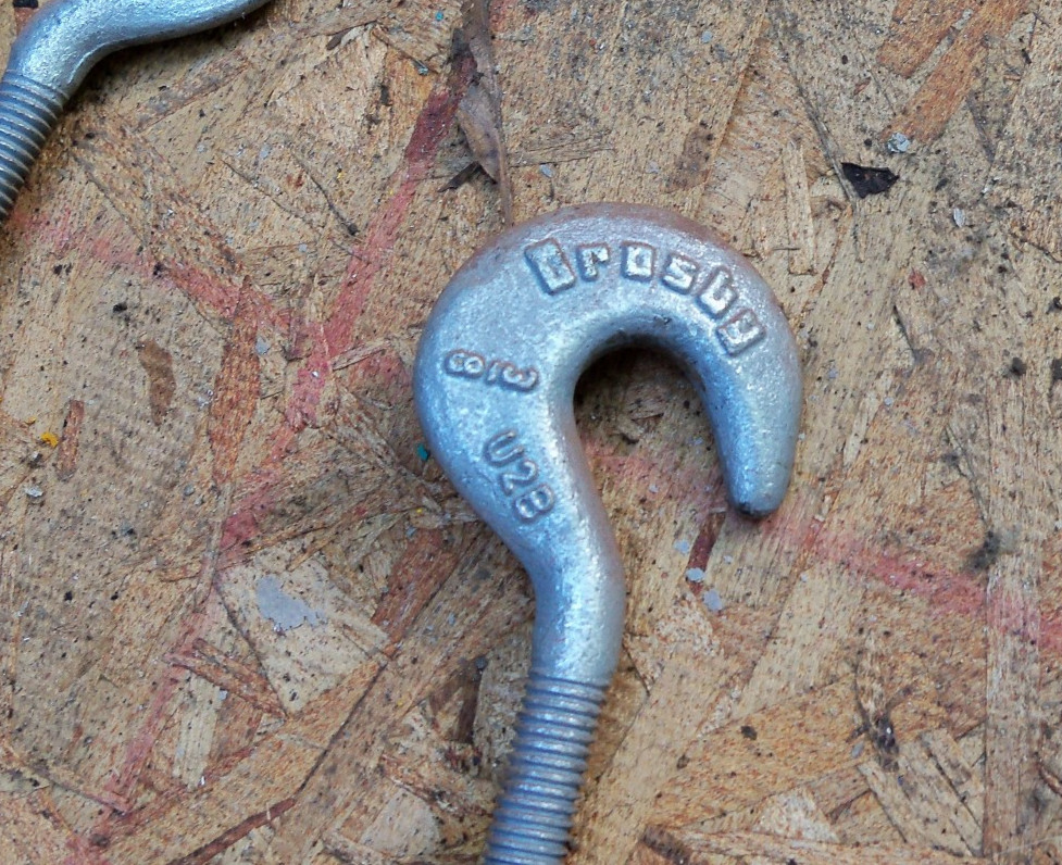 2 NEW Crosby 3/8" Hook & Eye Turnbuckle Set, 12" - 18" Range