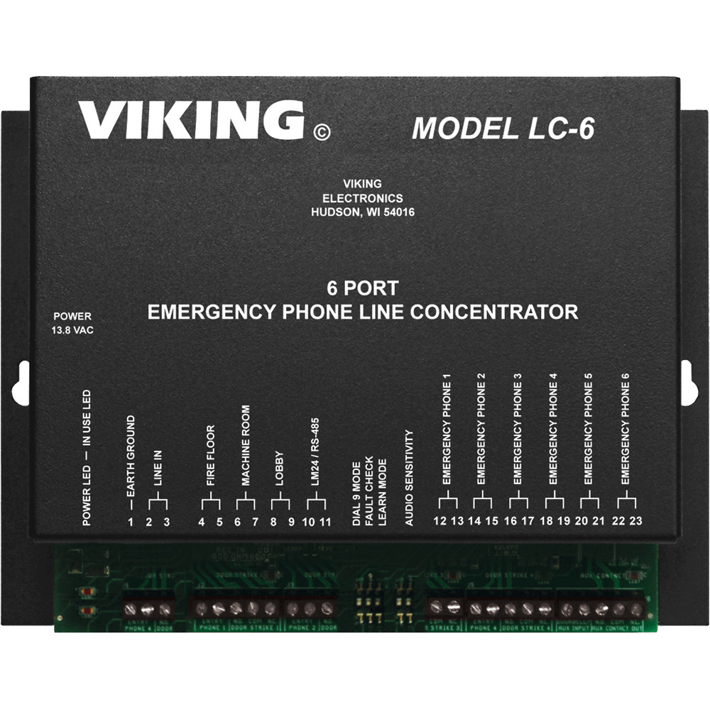 Viking Electronics LC-6 Phone Line Concentrator (LC6)
