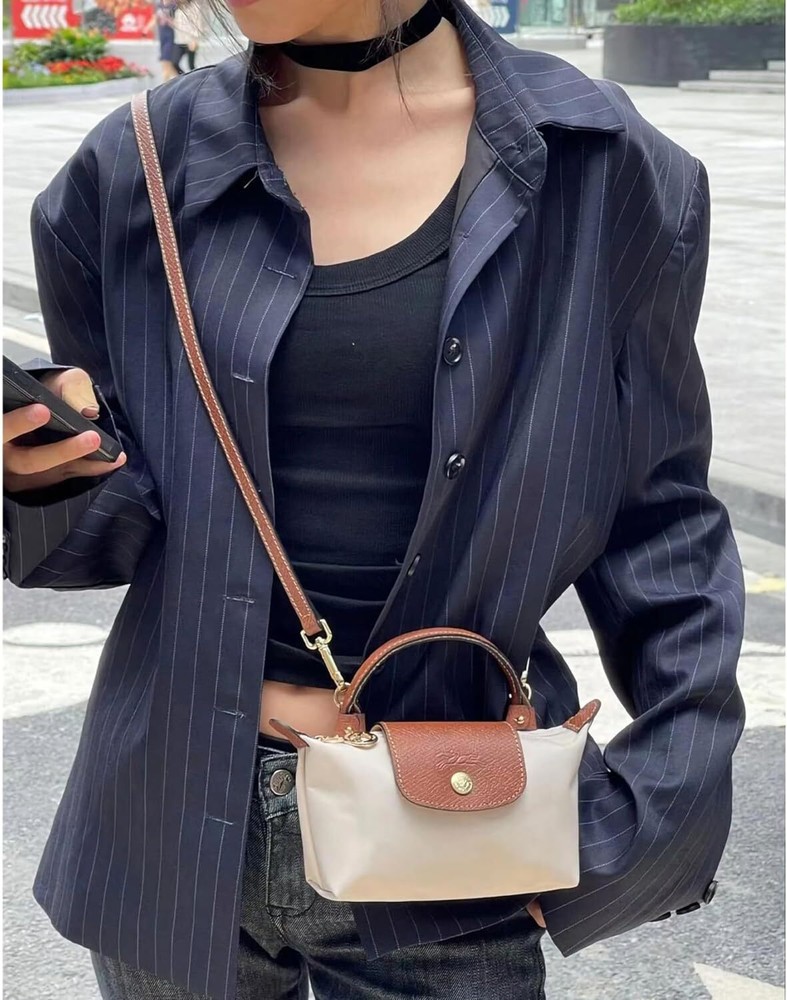 Vachetta Leather Replacement Crossbody Handbag Strap Adjustable Brown