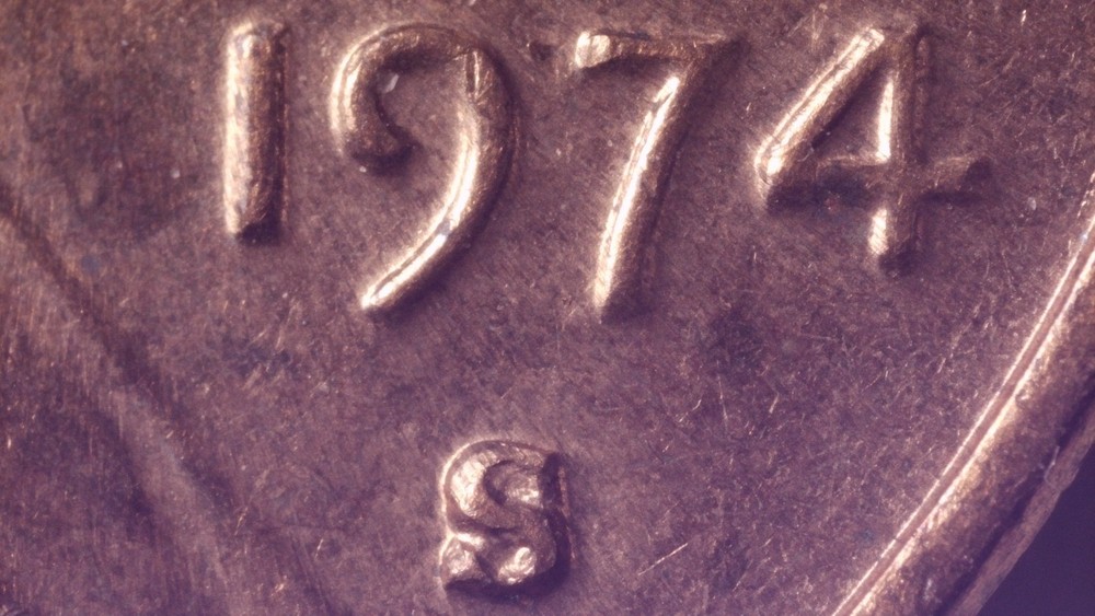 1974-S Lincoln Cent S/S RPM