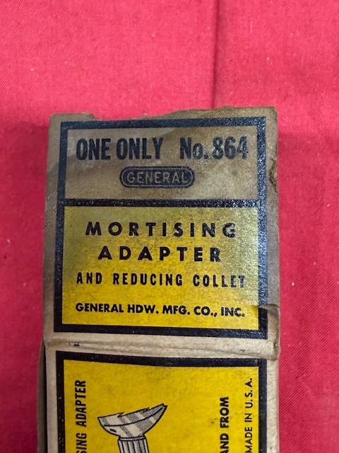General Tools No. 864 Mortising Adapter - New, Old Inventory