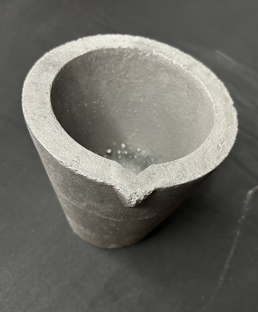 Fusion SC Foundry Crucible. GIRtech. Graphite Crucible. 5.51” X 5.71”.