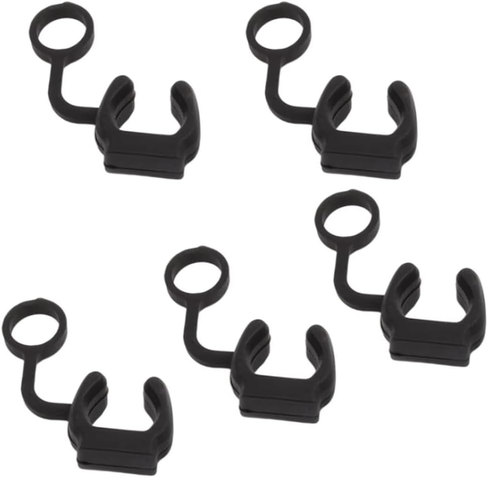 5 Pack Action Camera Thumbscrew Holder Straps Silicone Lock Tether Clips for Gop