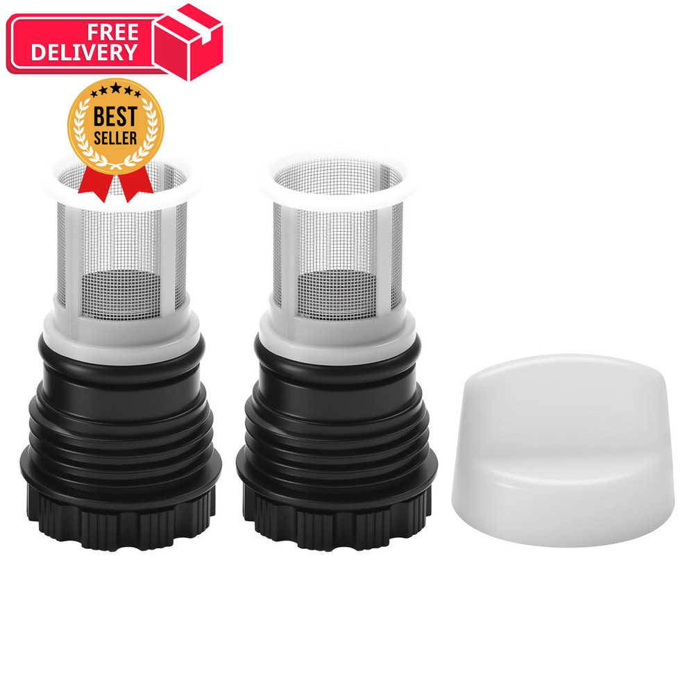 H98-510-S tankless Water Heater Filter Kit for Rinnai Black