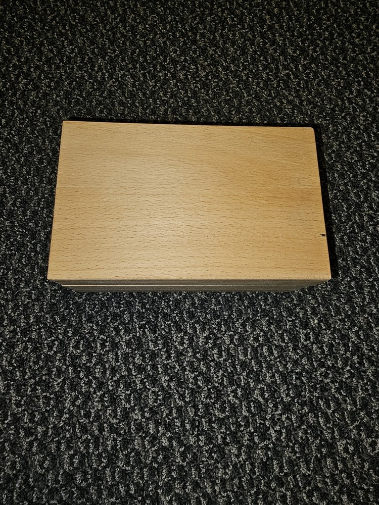 METAL ALPHANUMERIC STAMPS with WOODEN ORGANIZING BOX