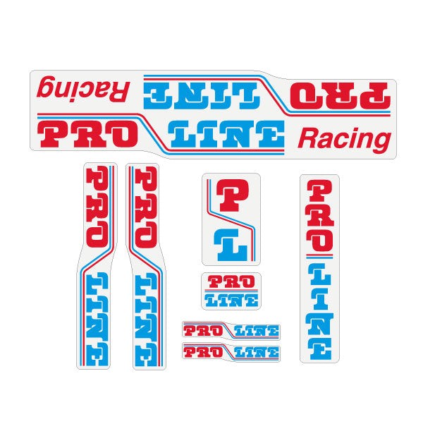 Pro Line - 24" decal set - old school bmx