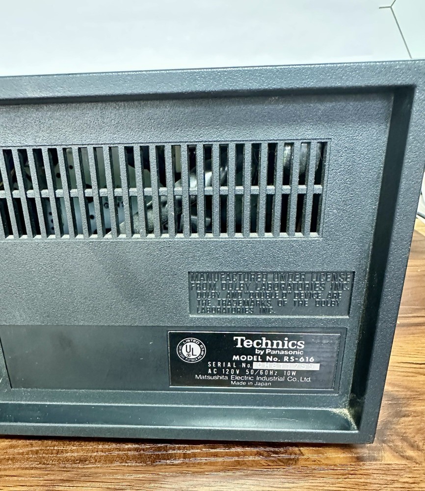 Technics 1970s RS-615US Cassette Deck | Working | Silver Face | Great Condition