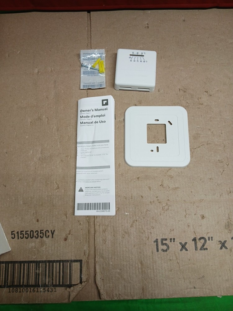 Honeywell Home CT33A Non-Programmable Thermostat 750mV