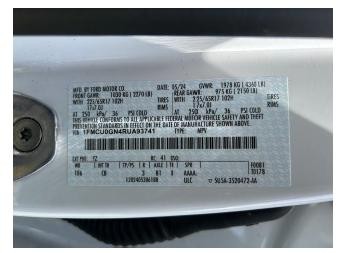 Used Floor Jack fits: 2024 Ford Escape Grade A