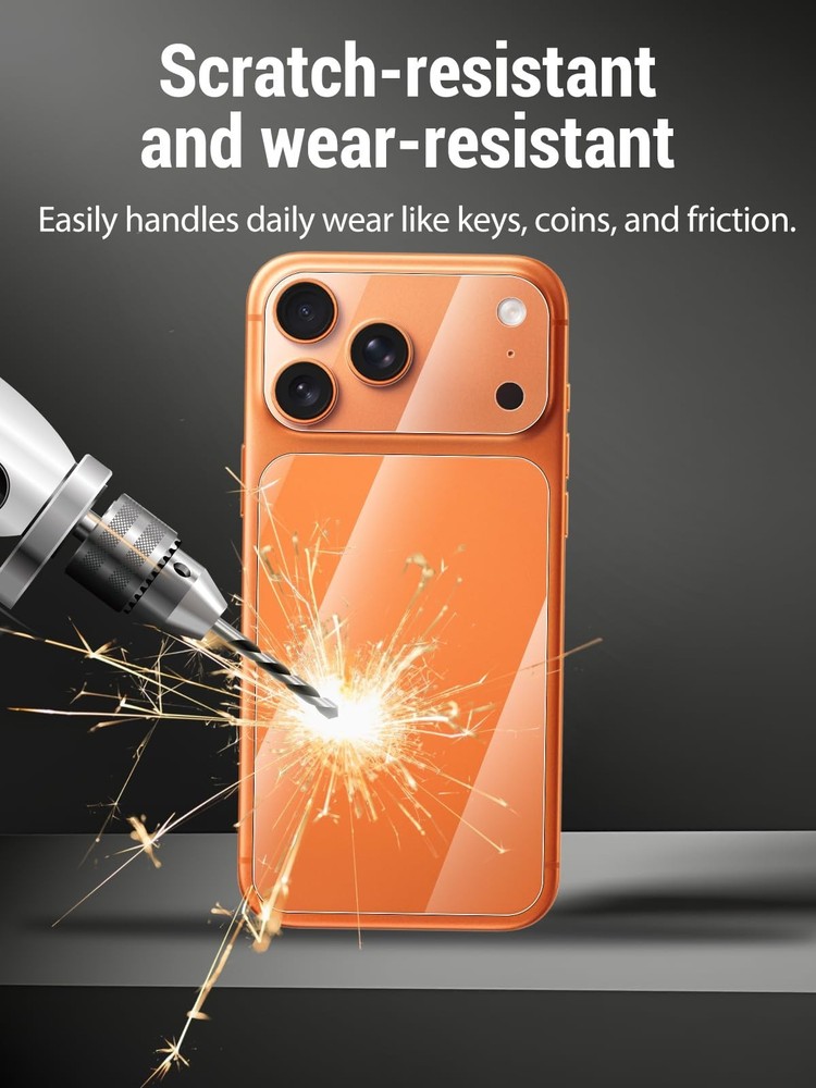 For iPhone 17 Pro Max 17 Pro Tempered Glass Screen Front+Back+Camera Protector