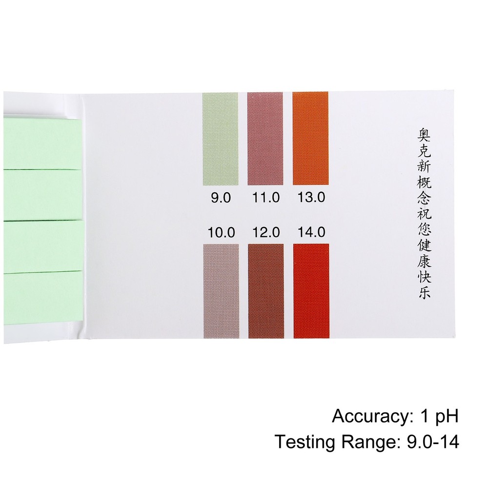 PH Test Strips 9.0-14.2pcs 80 Indicators Sunflower Maps Tester