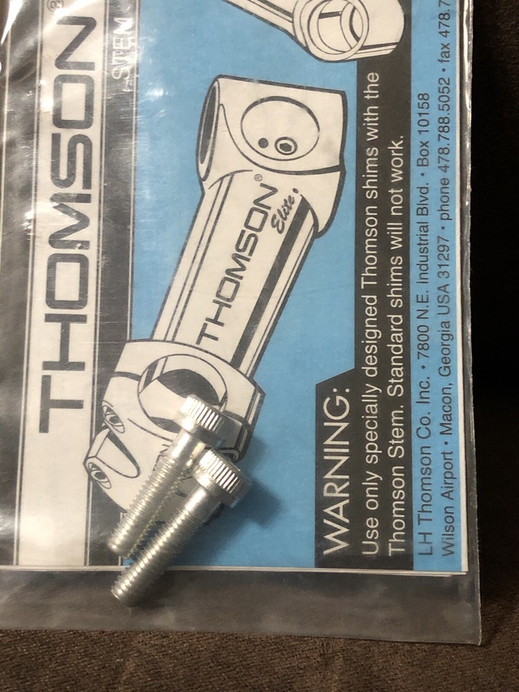 Thomson Stem Bolts 2 Ea. Silver SM- H001