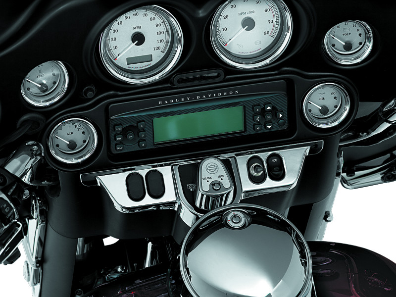 Kuryakyn Switch Panel Accent Chrome – Fits Harley Davidson Touring Models