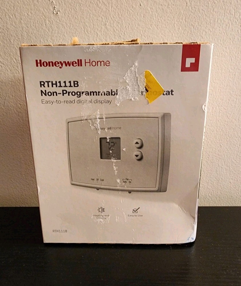 Honeywell Digital Non-Programmable Thermostat RTH111B Open Box