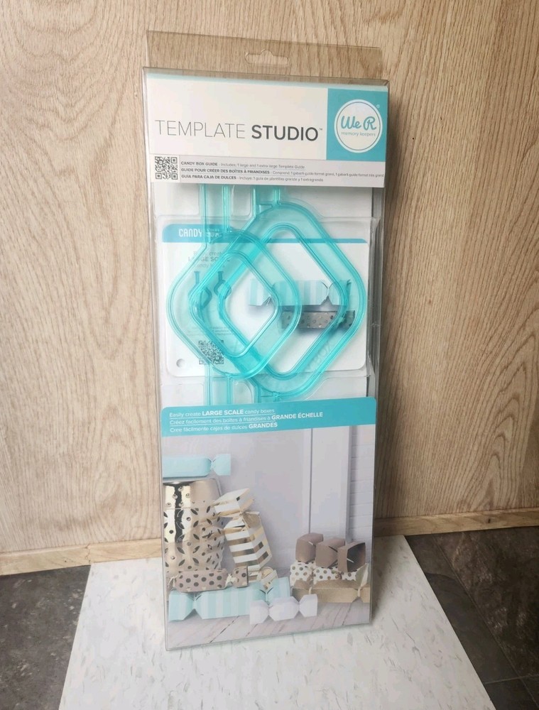 American Crafts We R Memory Keepers Template Studio Candy Box