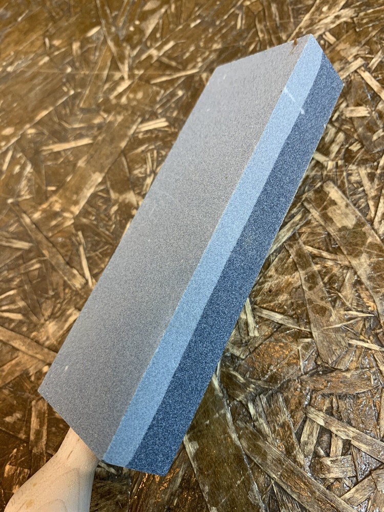 Multi-purpose knife sharpening tool, 2x6” Coarse & Fine Grit! "Stone on a Stick"