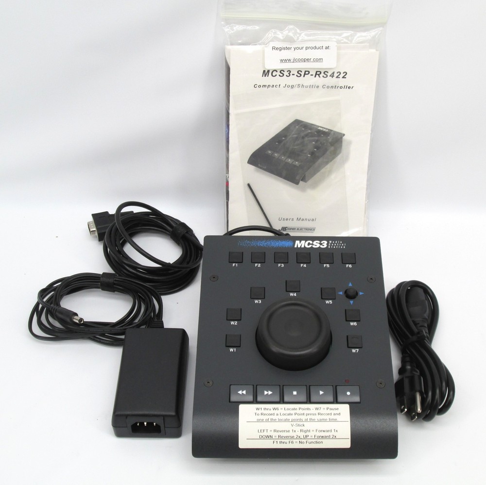 JL Cooper MCS3 Media Control Station Compact Jog/Shuttle Controller