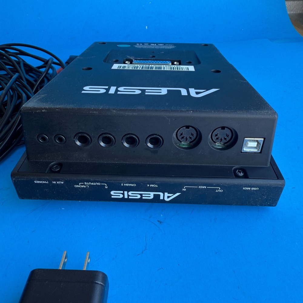 ALESIS FORGE Electronic Drum Sound Module w/Cables Clamp AC Adapter [Tested]