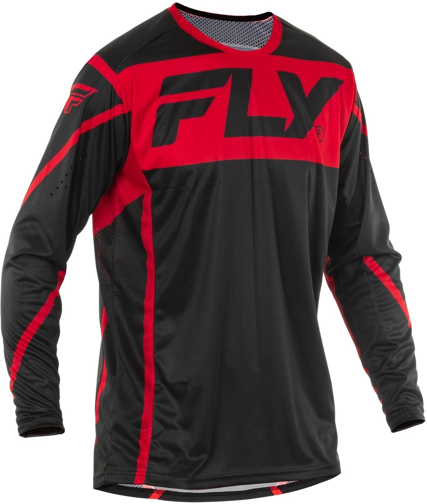 Lite Jersey Black/Red Md
