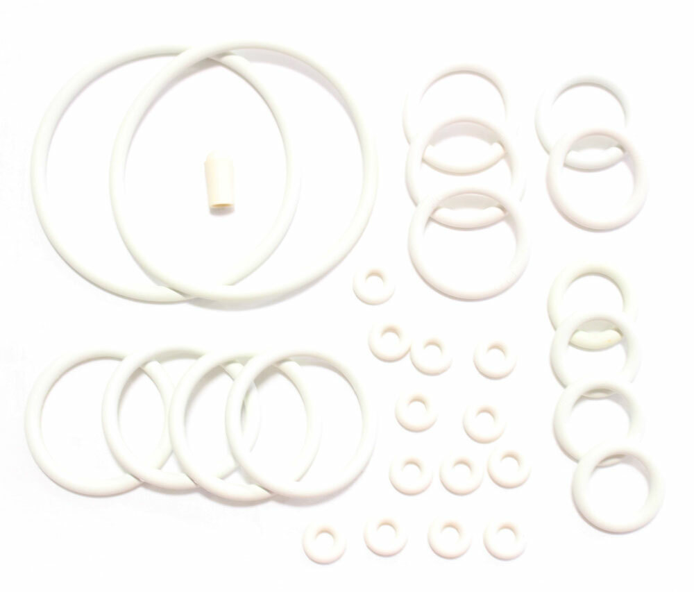 Williams Pit Stop Pinball Machine Replacement Repair Rubber Ring Kit White