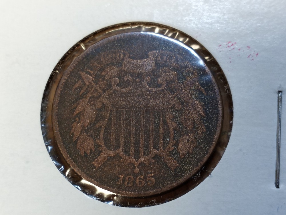 1865, 1866, & 1871 Lower Grade 2 Cent Pieces