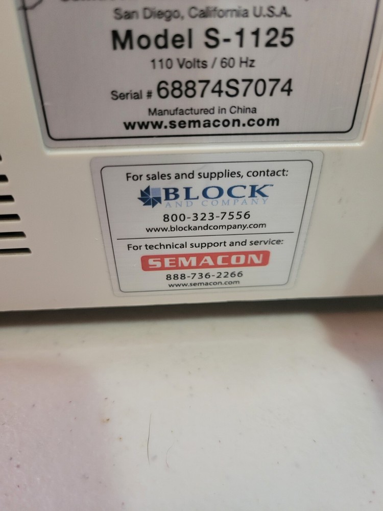 Semacon S-1125 "Working Condition" Digital Money Counter