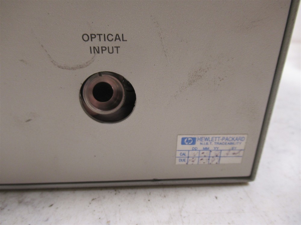 Hewlett Packard 8509A Lightwave Polarization Analyzer