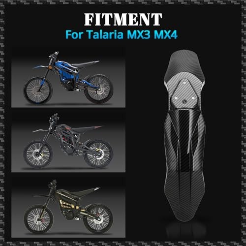 Motorcycle Front Fender Talaria Mud Guard Protector Carbon Fiber Pattern