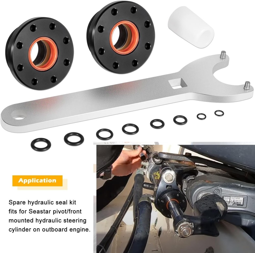 Professional HC5345 Hydraulic Seal Kit for Outboard Engines - Durable Components