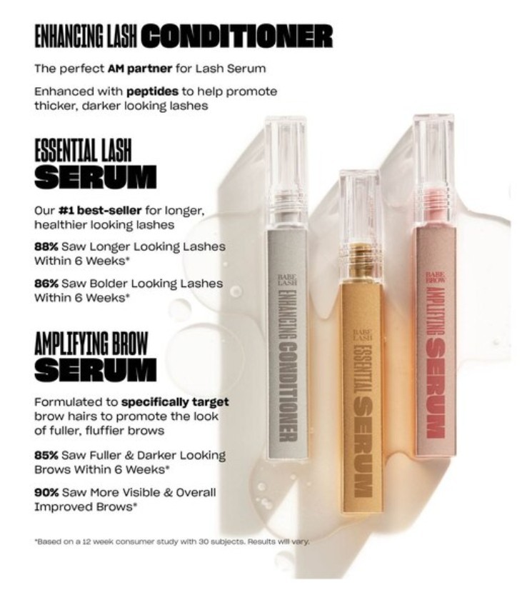 Babe Lash Original Essential Eyelash - 1 mL / 0.03 oz (2 Pack)