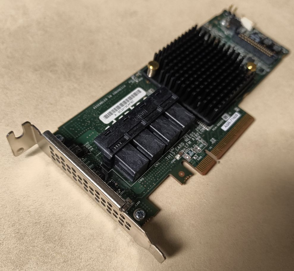 Adaptec ASR-71605 16-Port 1Gbps PCIe RAID Card