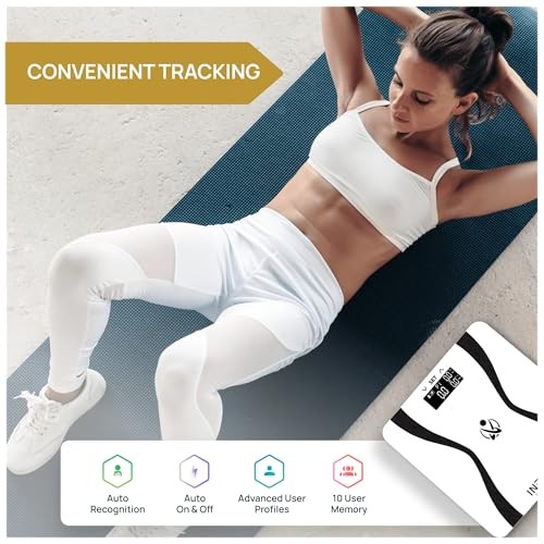 Body-Analyzer Scale, Highly Accurate Digital Bathroom Body Composition White