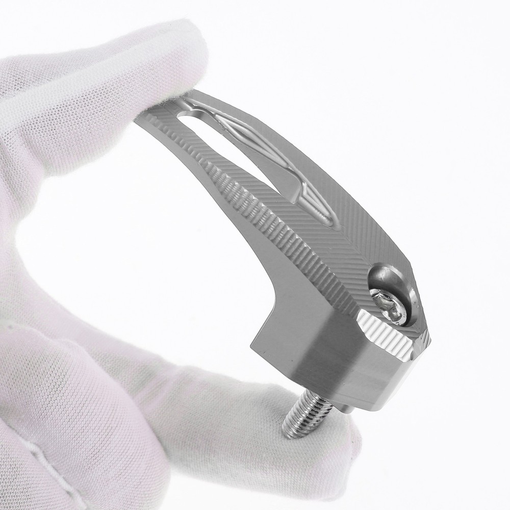 Rectangular motorcycle hook with screw and key for 1 set