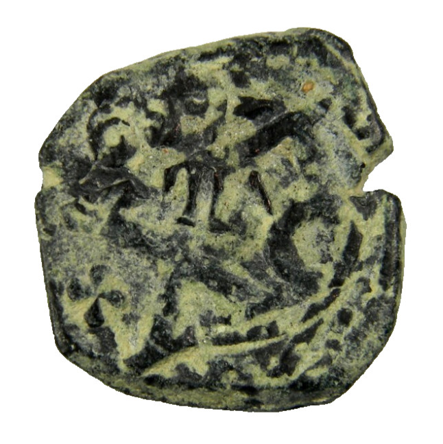 Spain 1600'S Copper Coin  (04014)