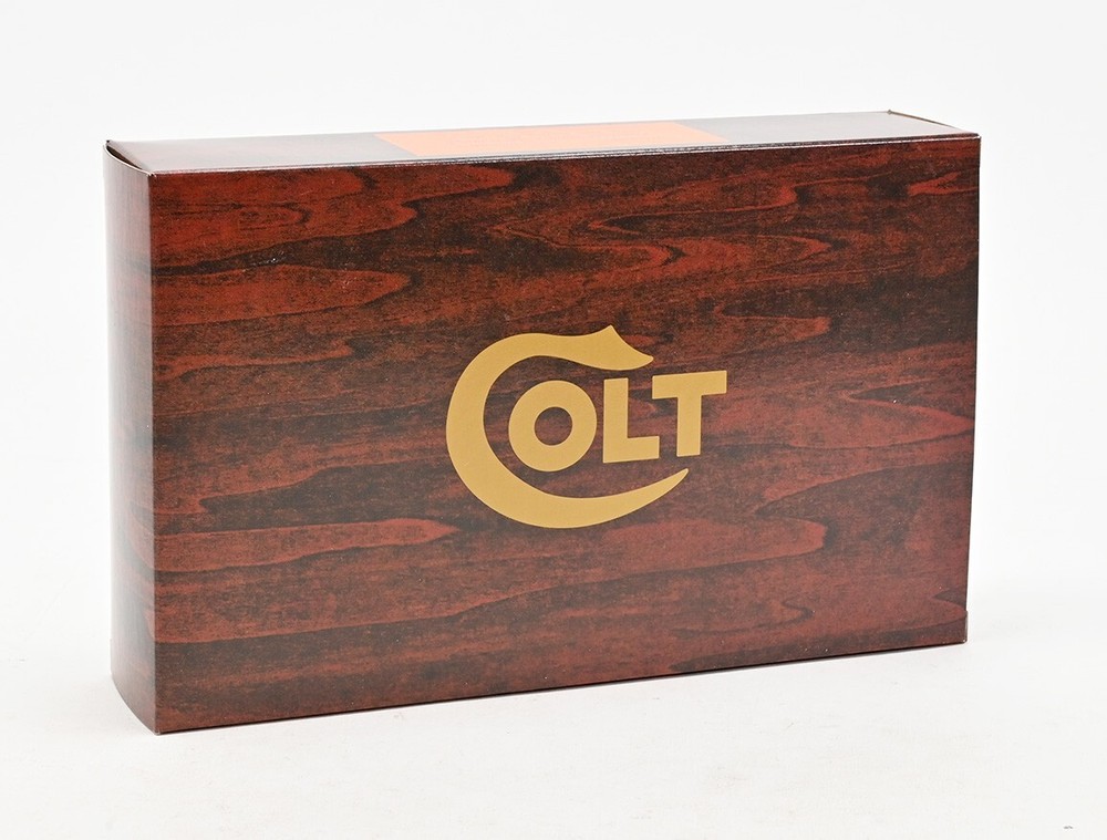 Colt Python 2.5 Inch 1978 Wood Grain Foam Insert Box And Paperwork Package. New