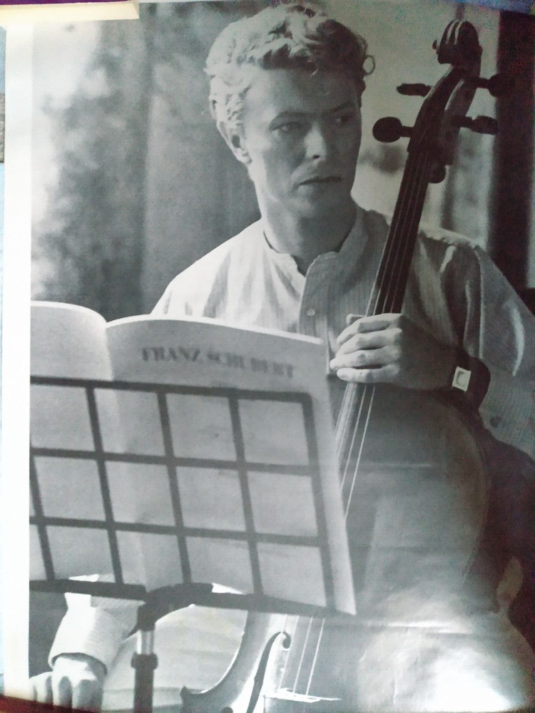 david bowie playing chello