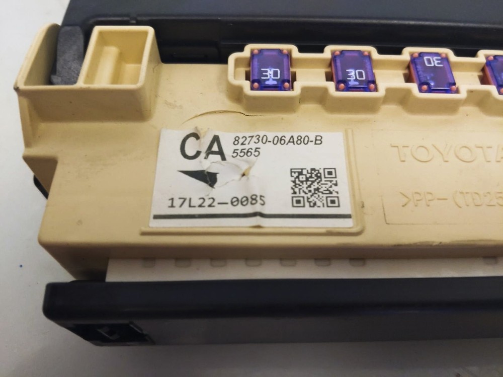 2018 Toyota Camry Le 2.5L Multi Plex Network Computer Module Unit 82730-06A80