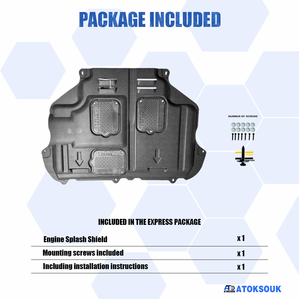 For 2013-2018 Ford Focus ST Under Engine Lower Cover Splash Shield Mud Guard