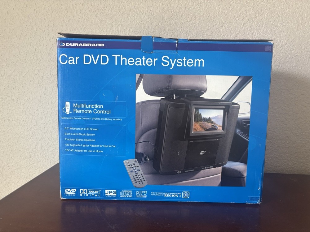 Durabrand Venturer PVS1680Car DVD Theater System Tested Works