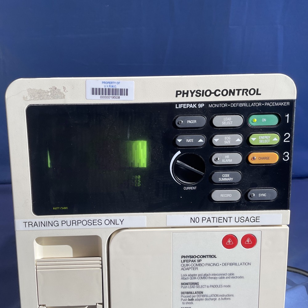 LifePak 9P with Quick-Combo Pacing Adapter & Cables
