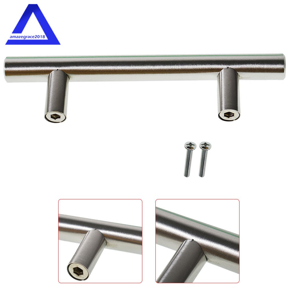 50 Pack Cabinet Pulls Kitchen Drawer Pulls Brushed Nickel Stainless Steel