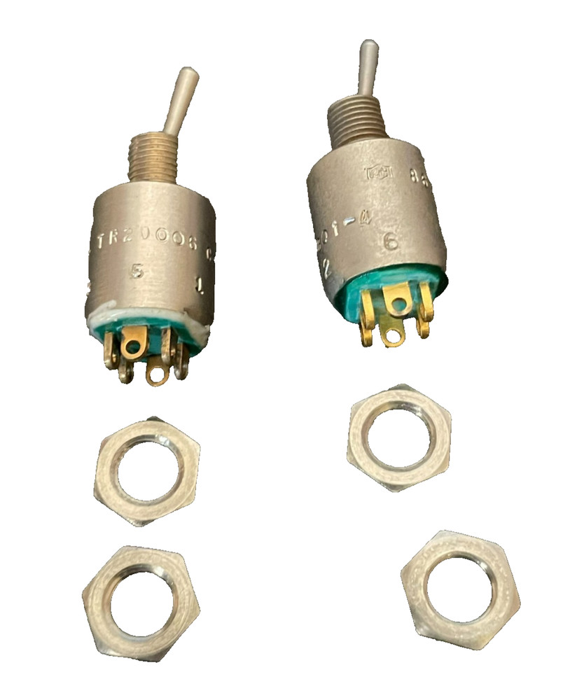 Round Switch Toggle Control Switch 6 Terminal TR20006