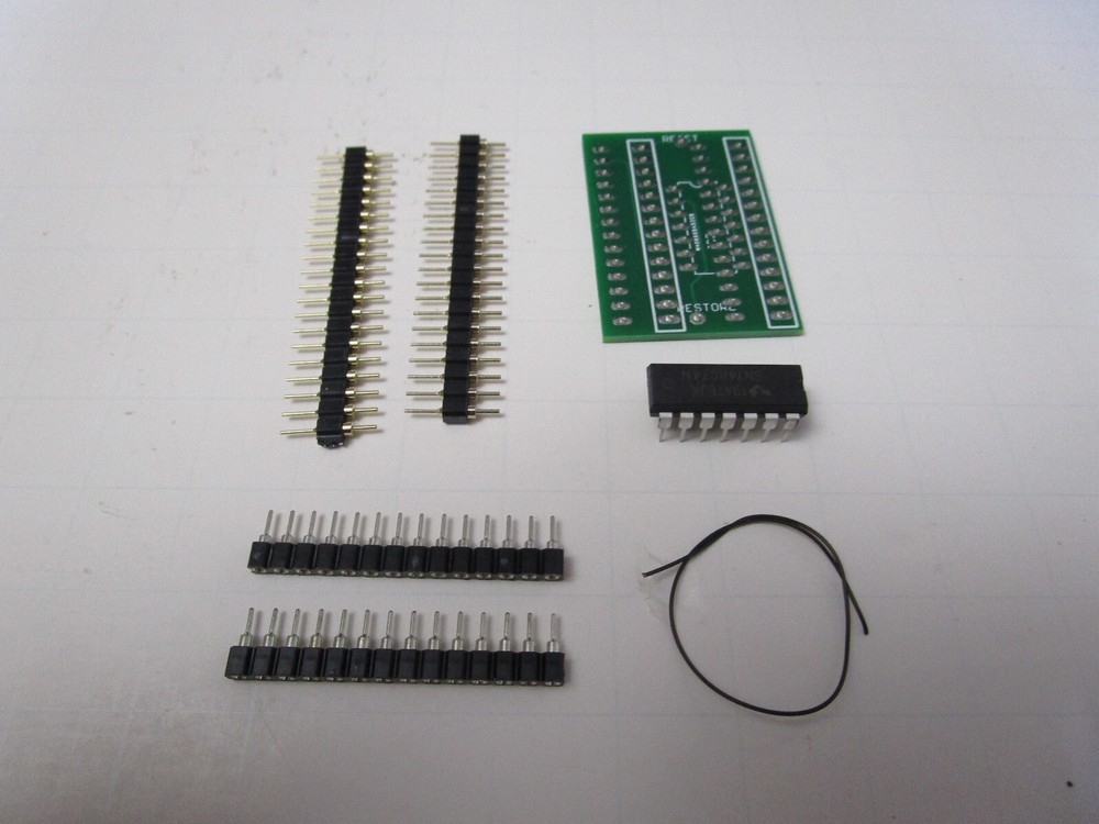 COMMODORE 64C DUAL ROM ADAPTER KIT FOR COMMODORE 64C SWITCHLESS 28 PIN