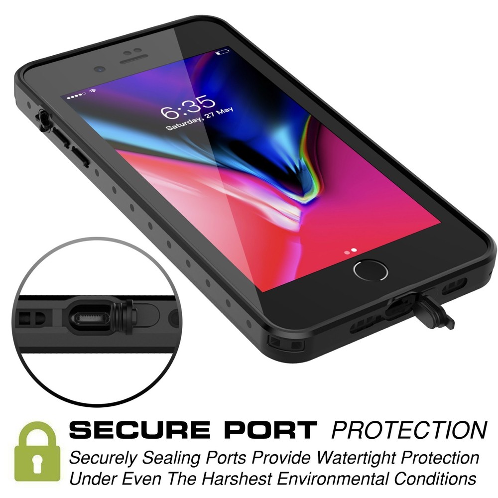 For Apple iPhone 7 / 8 Plus Waterproof Case Shockproof Built-in Screen Protector