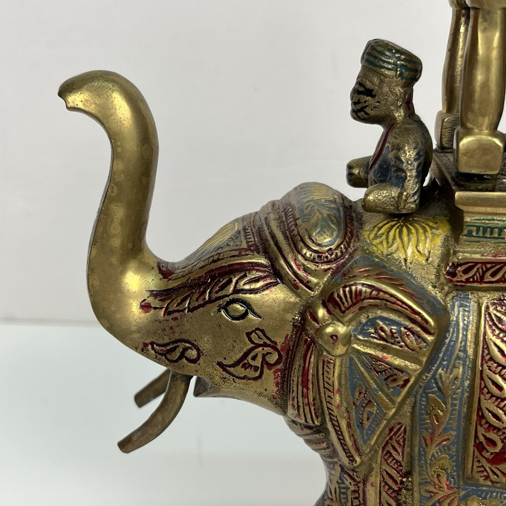 Brass Indian Moradabadi Hathi Howdah(Elephant Carriage)